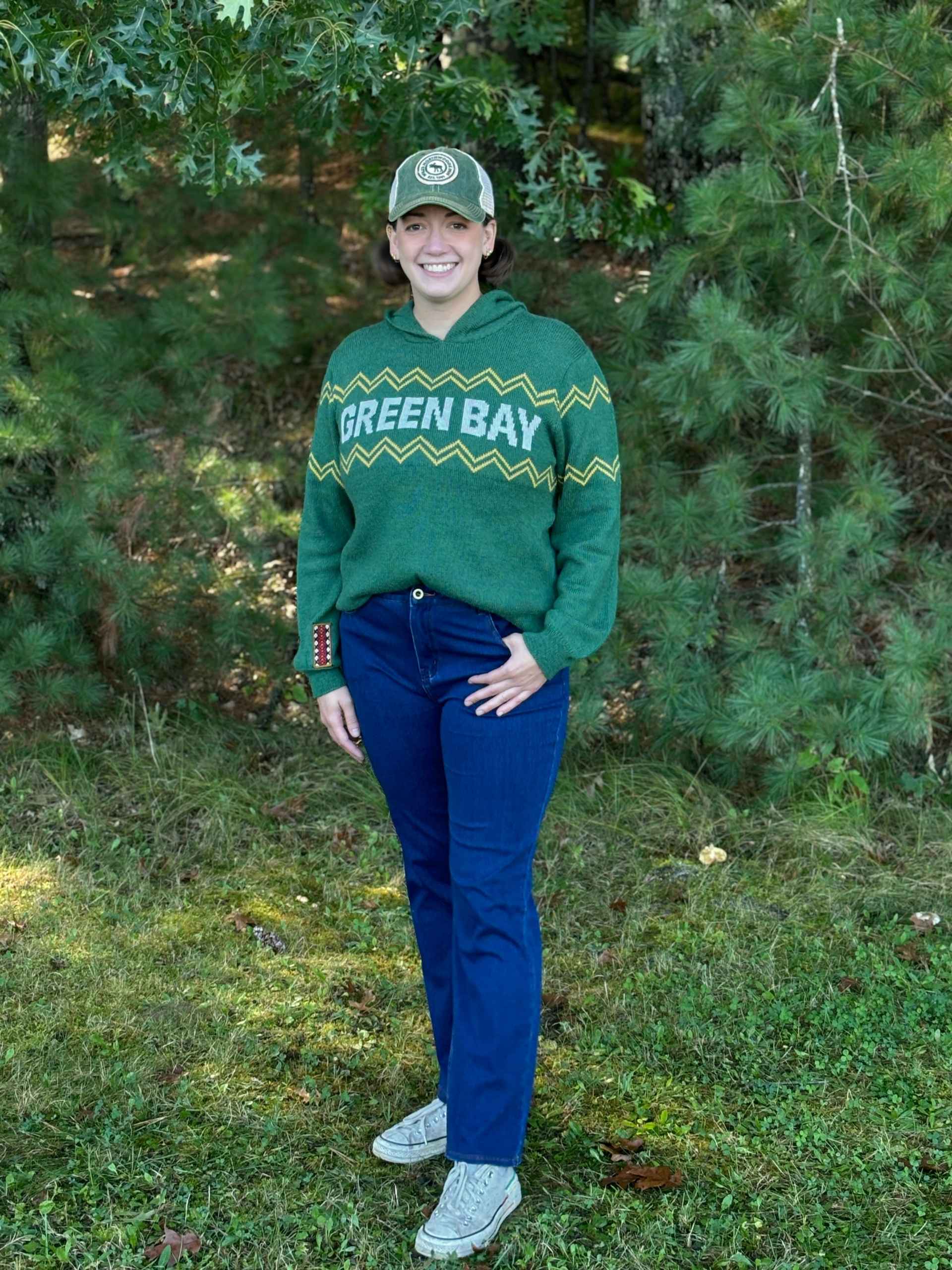 Green Bay Alpaca Hoodie Sweater