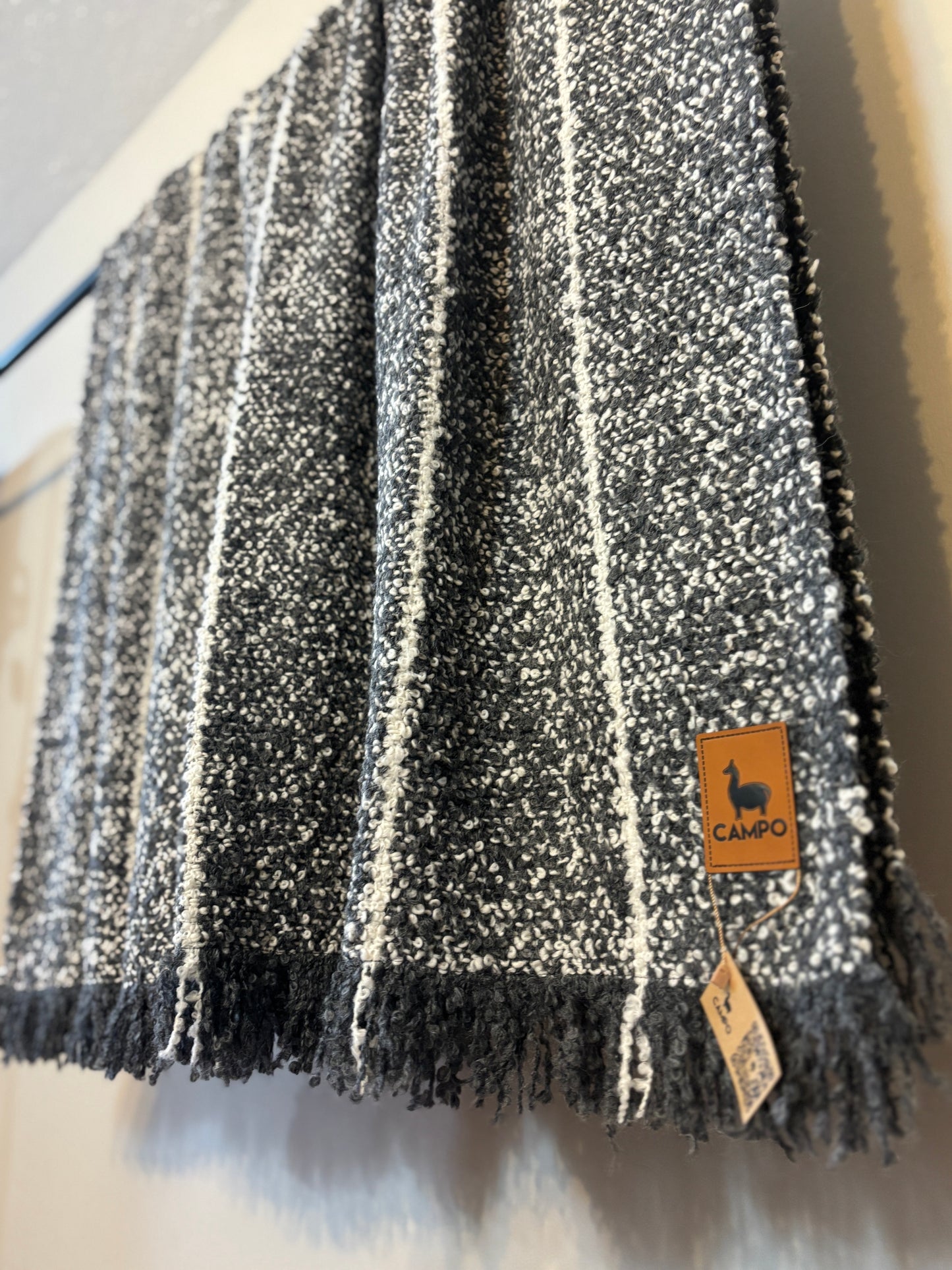 Boucle Blanket - 100% Baby Alpaca