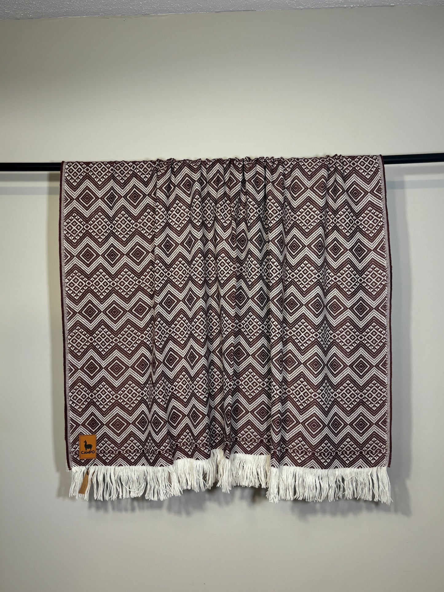 Inca Design Alpaca Throw Blanket - Carlos - WS