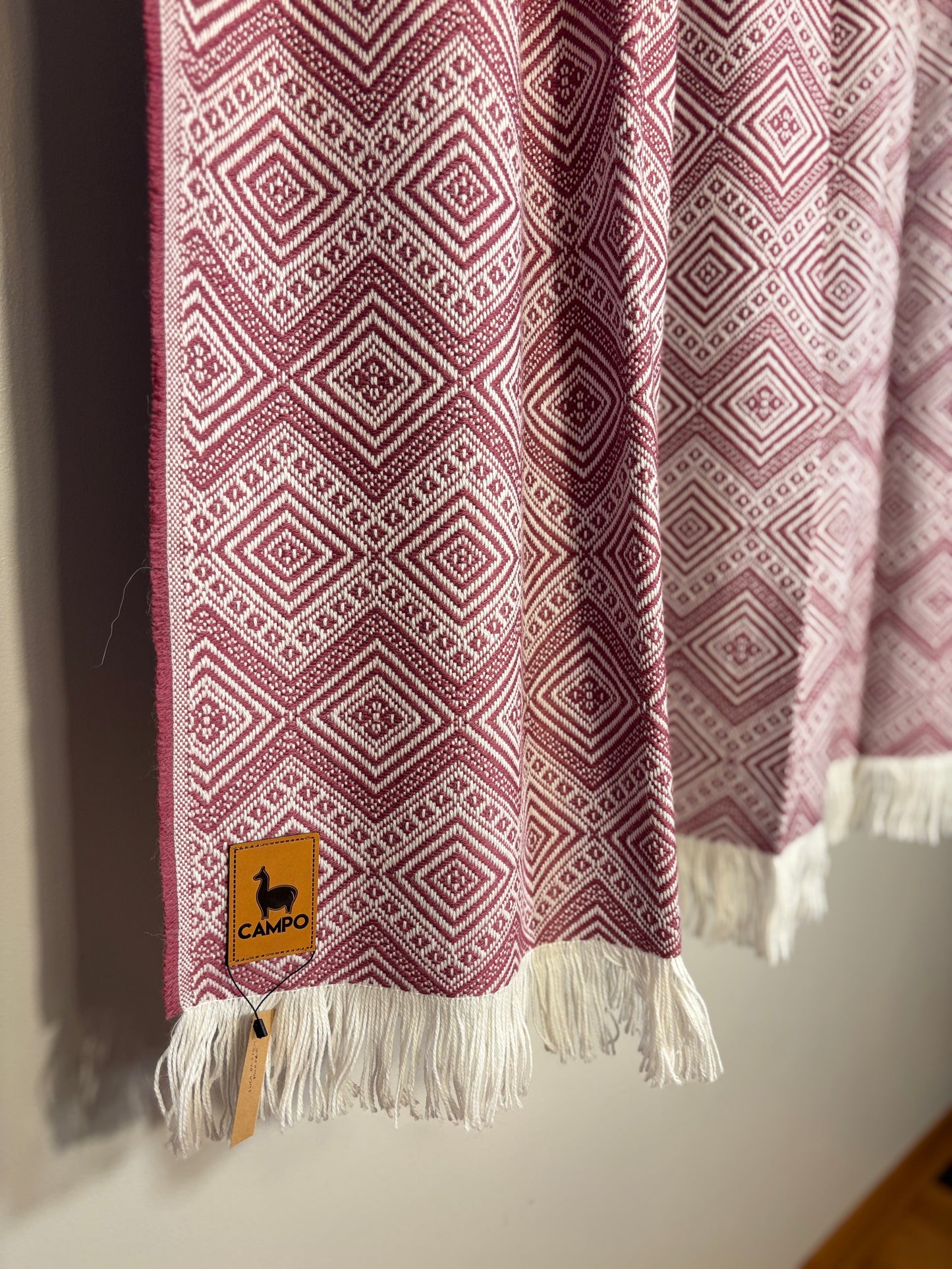 Inca Design Alpaca Throw Blanket - Carlos - WS