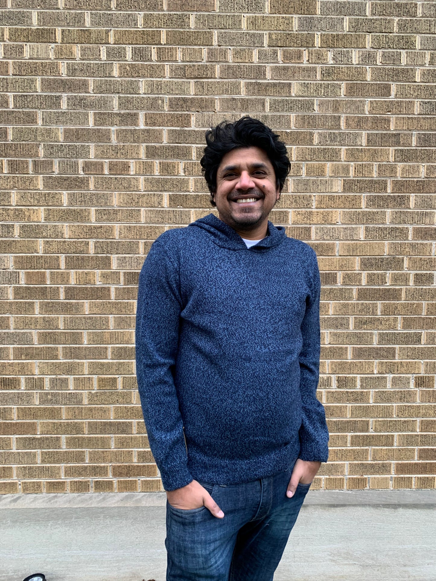 Alpaca Hoodie - Blue