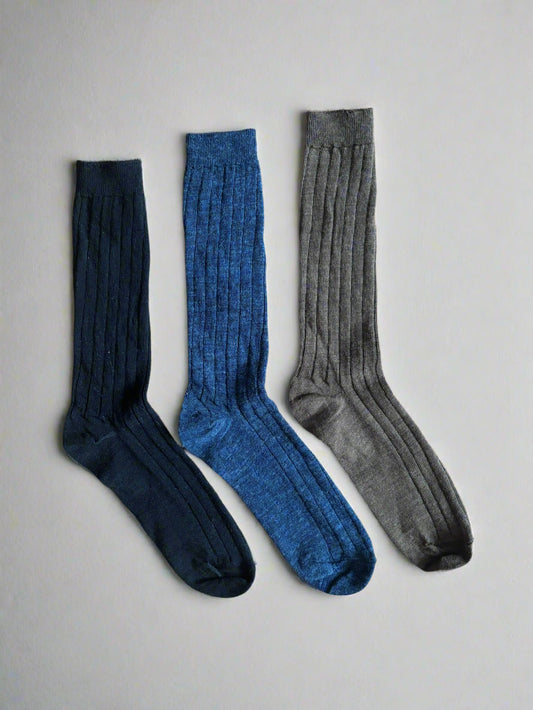 Ribbed Dress Socks