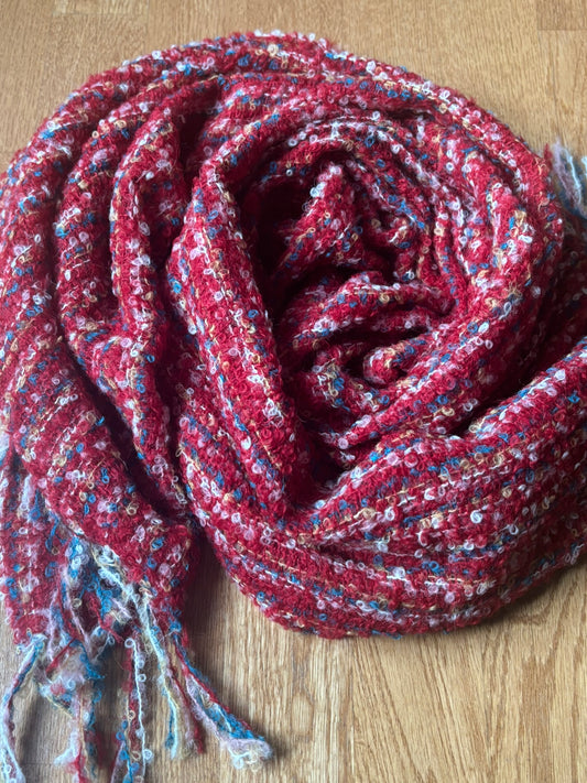 Boucle Handwoven Alpaca Scarf