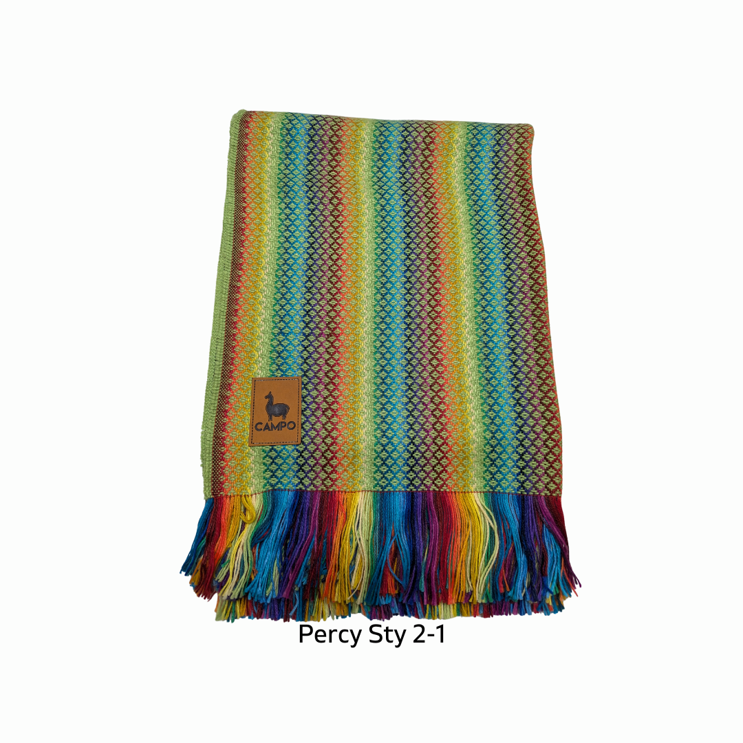 Percy Alpaca Throw Blankets New