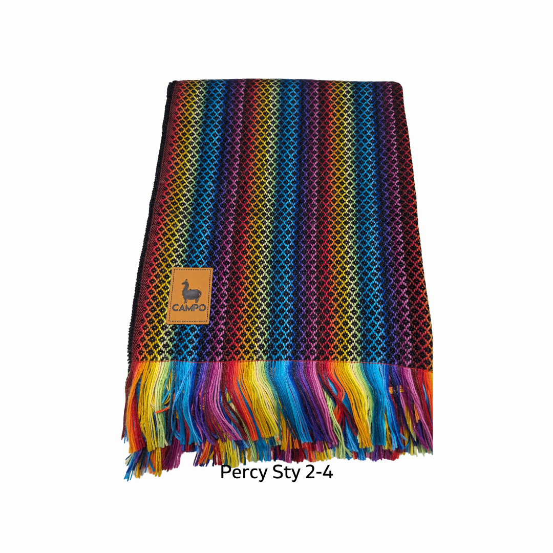 Percy Alpaca Throw Blankets New