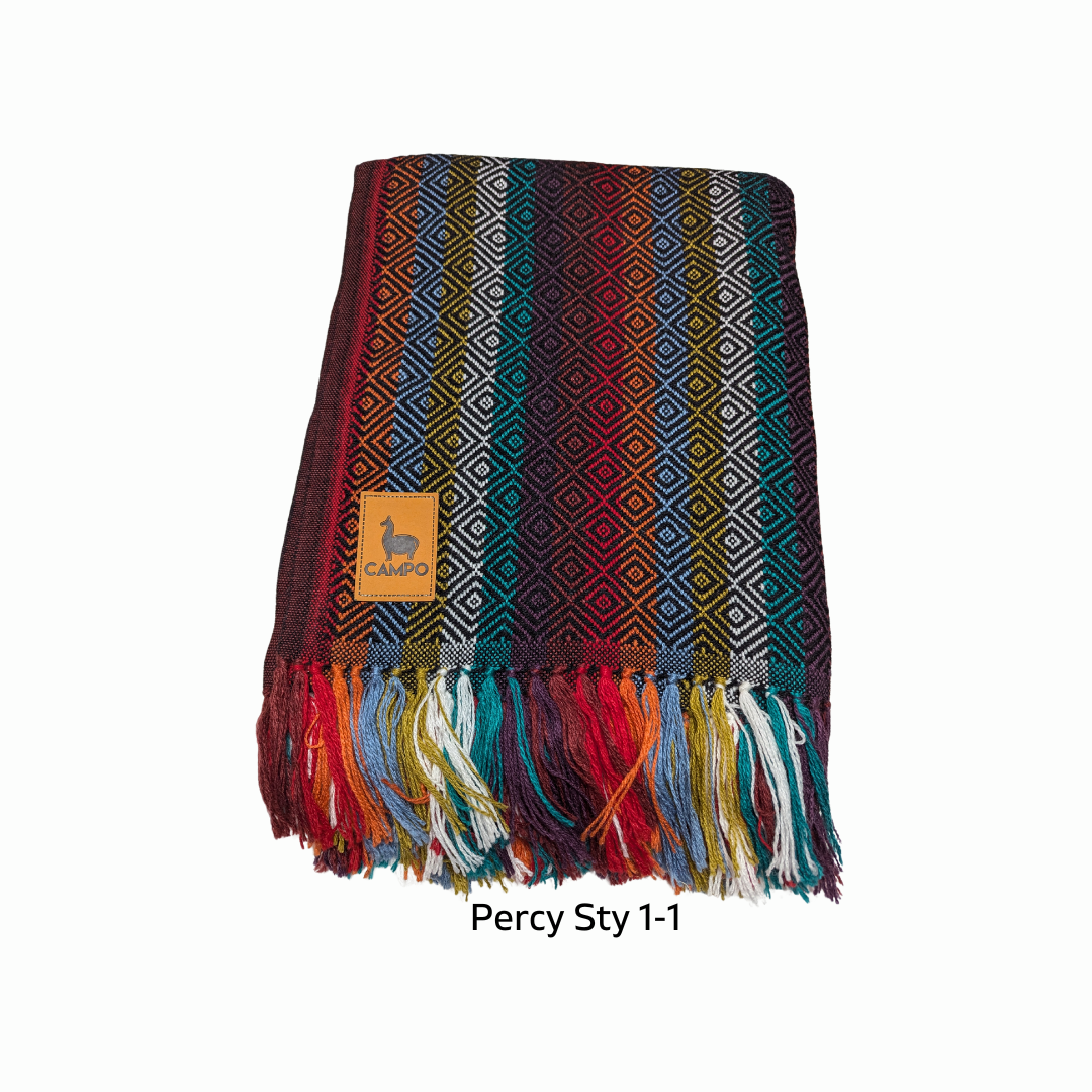 Percy Alpaca Throw Blankets New