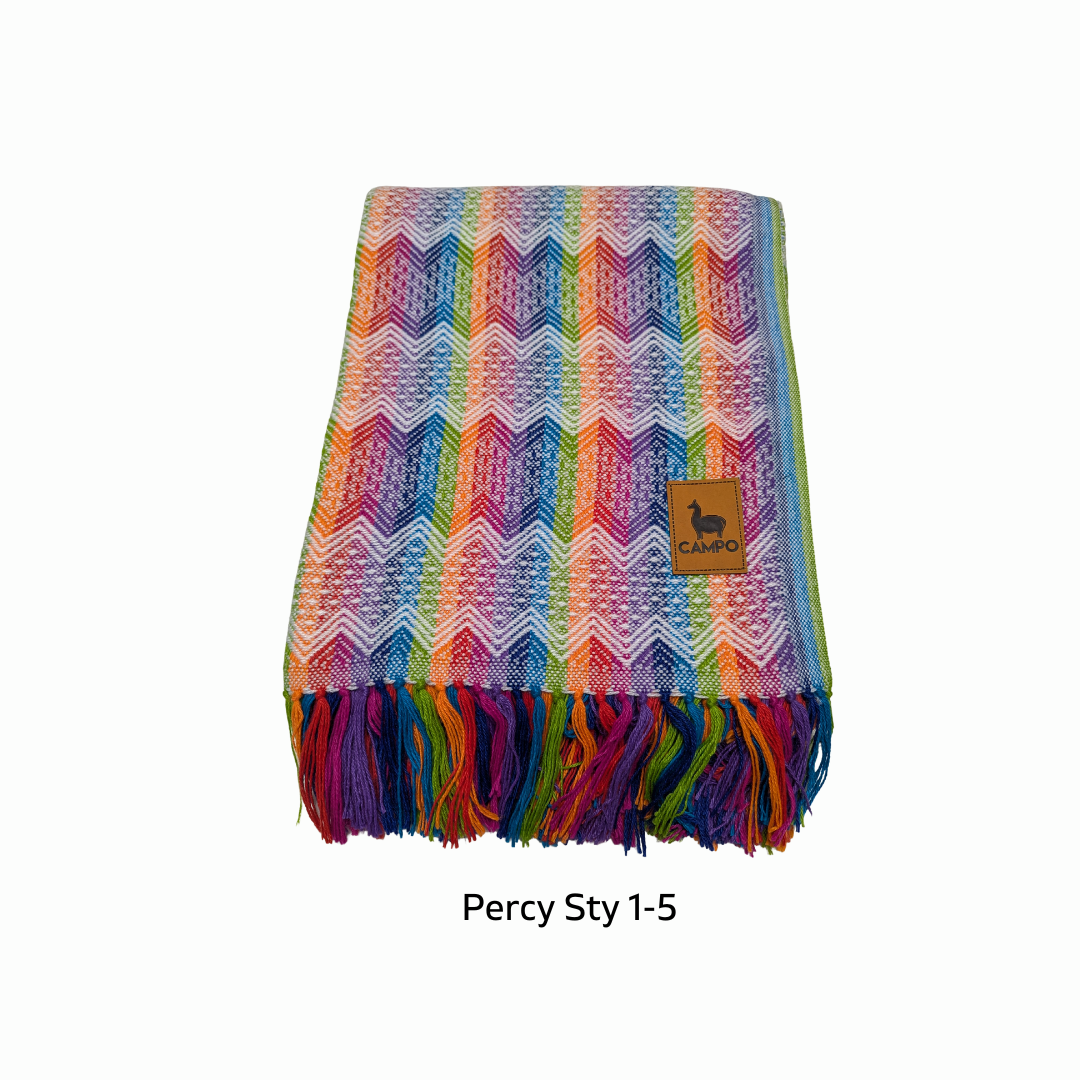 Percy Alpaca Throw Blankets New