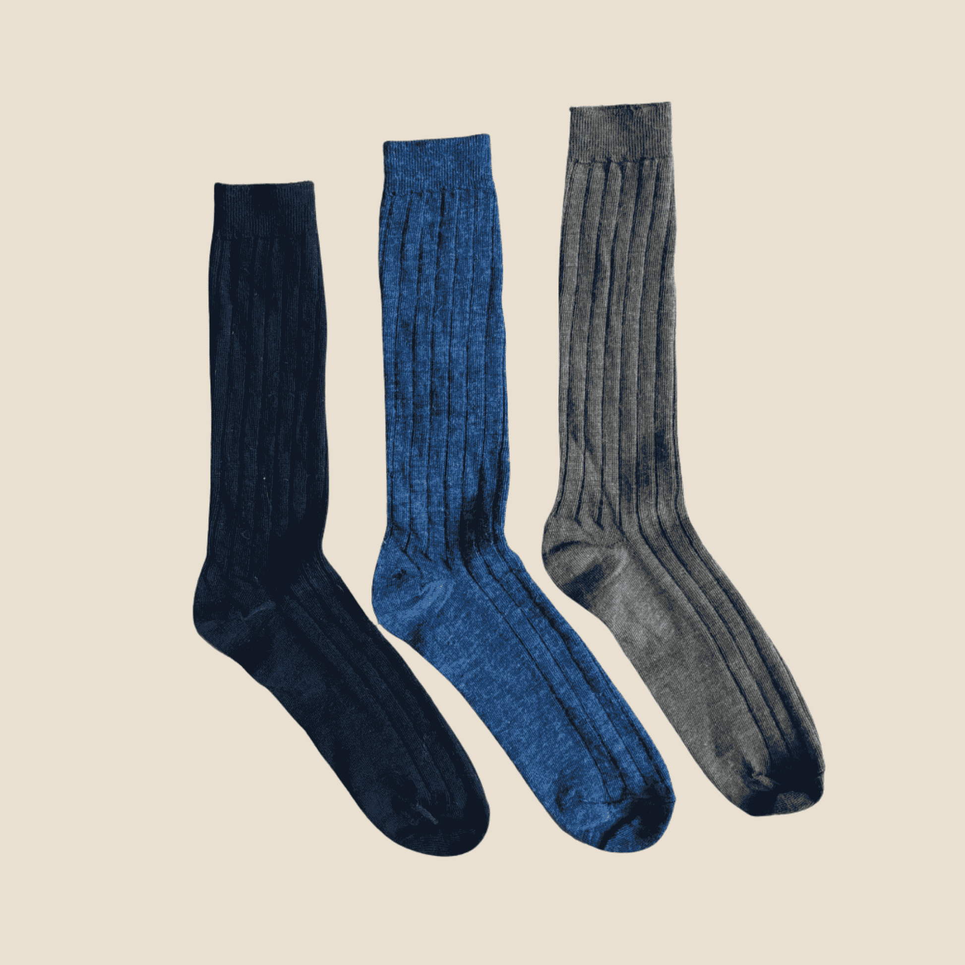Campo Alpaca Ribbed Dress Socks – premium alpaca wool socks with ribbed texture for comfort and style