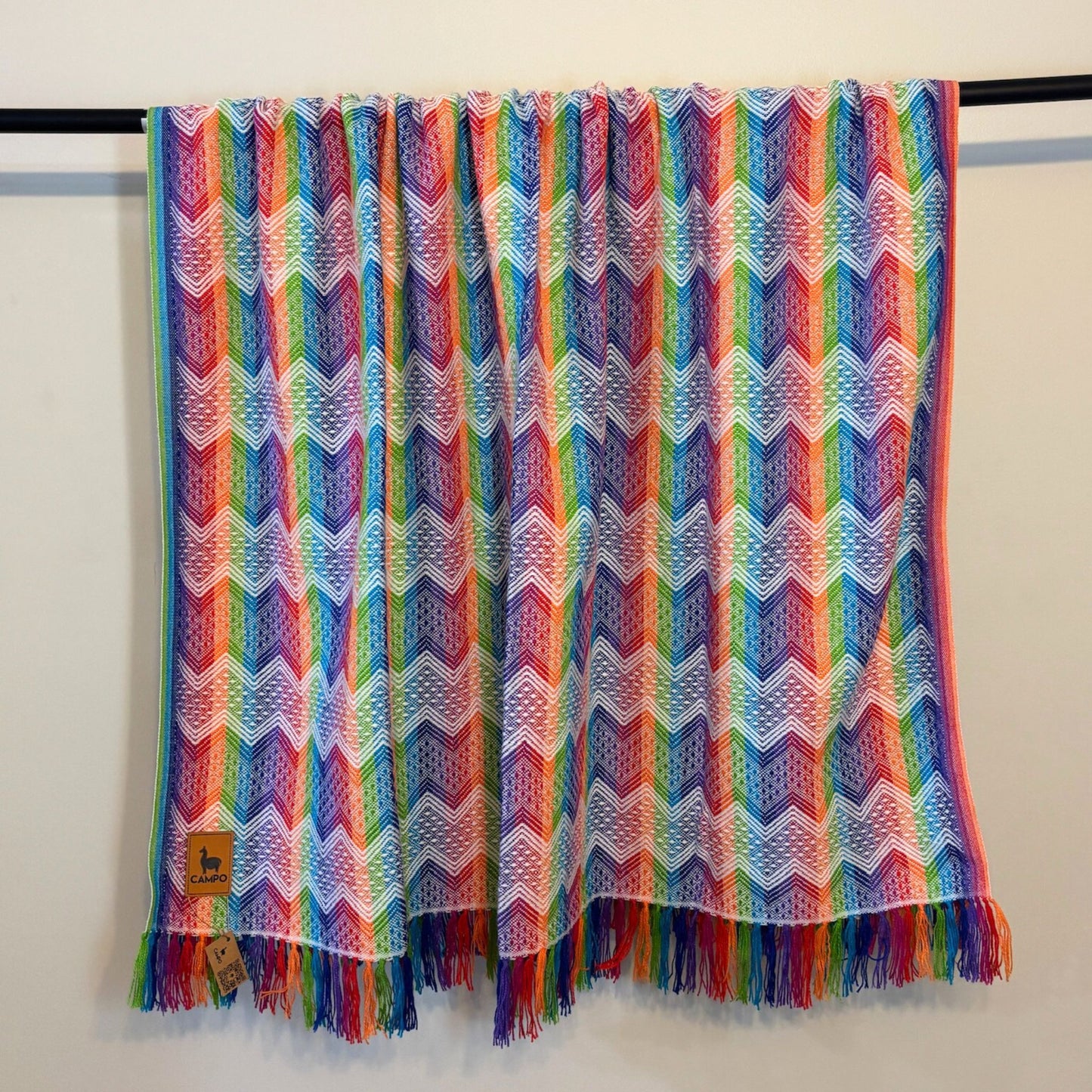 Inca Design Alpaca Throw Blanket - Percy