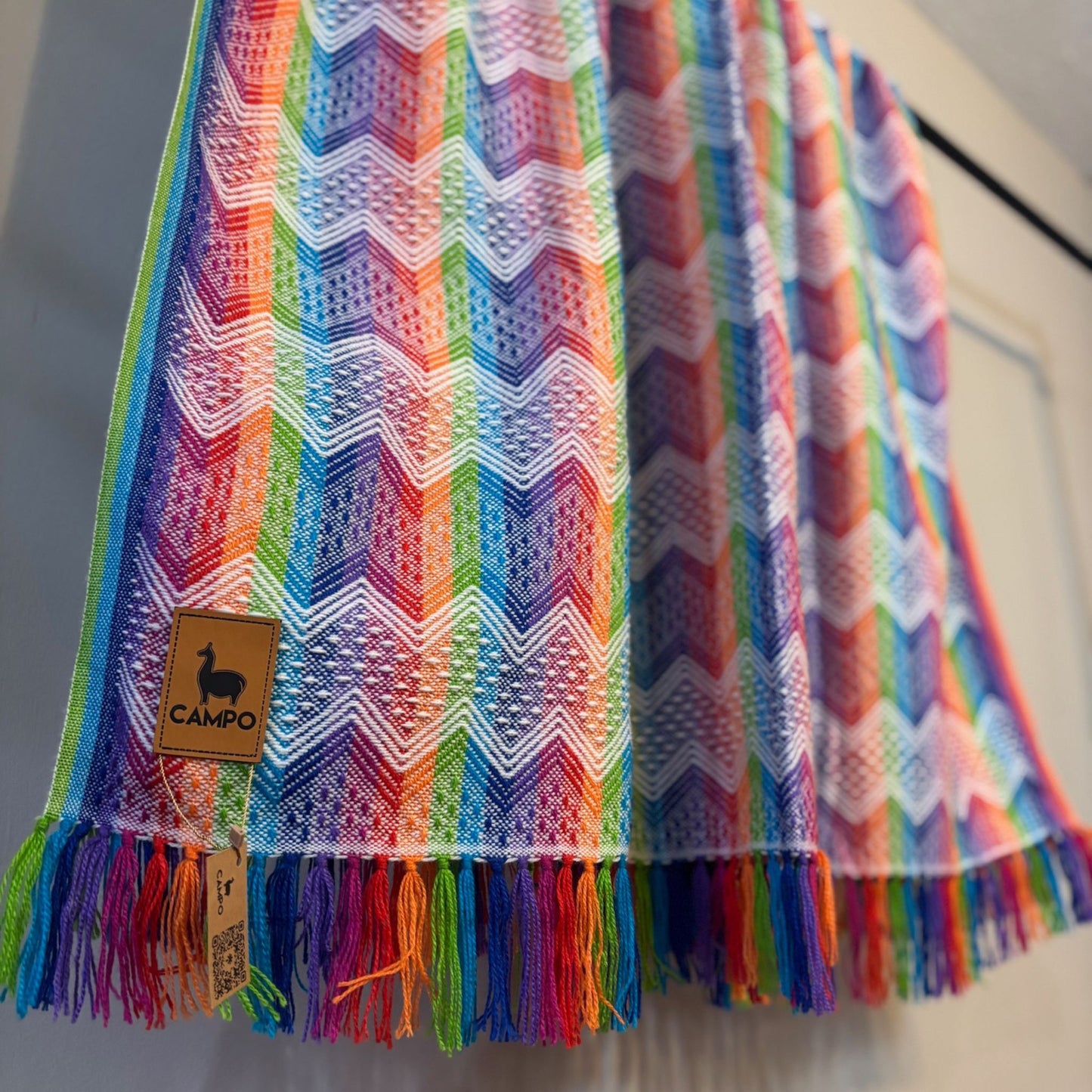Inca Design Alpaca Throw Blanket - Percy