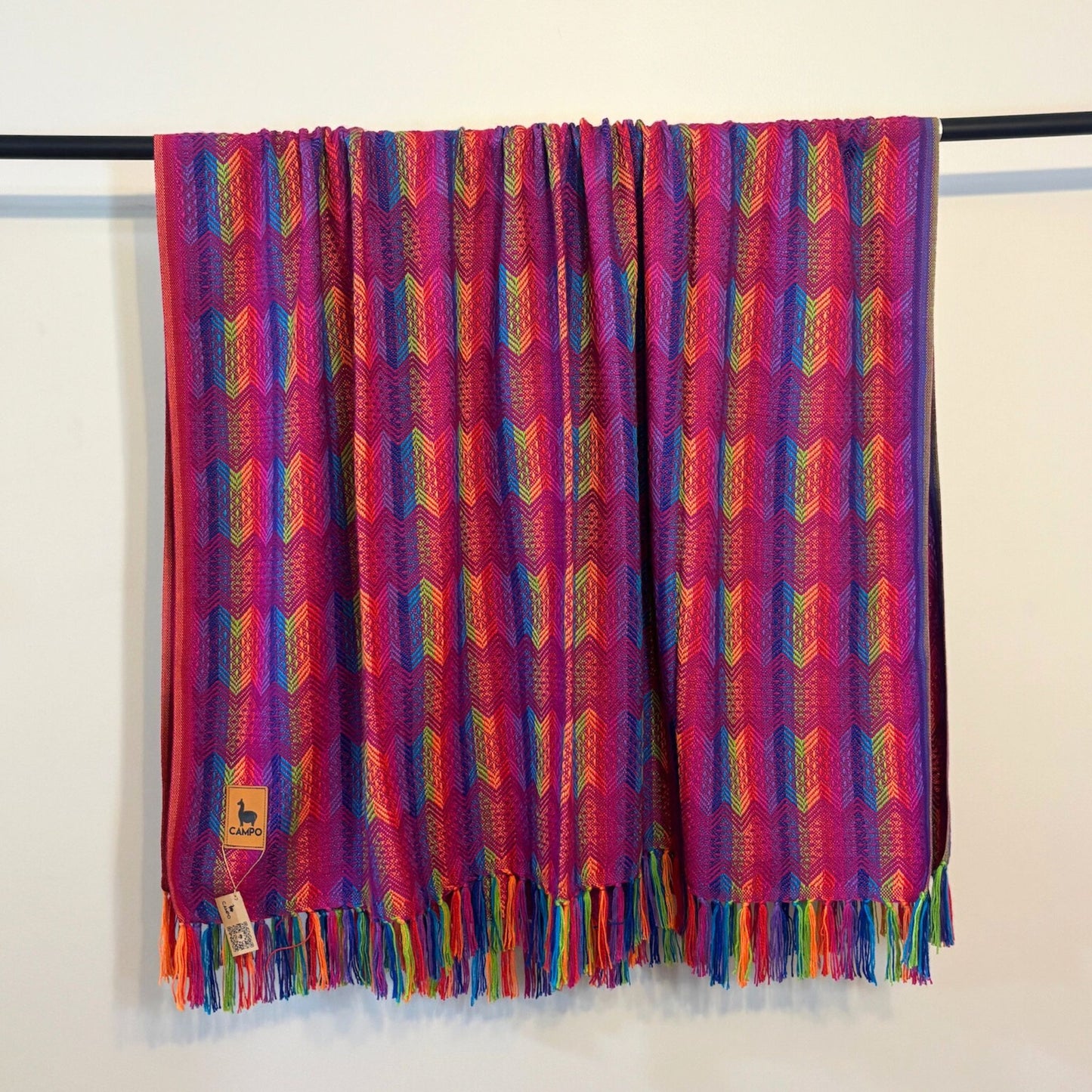 Inca Design Alpaca Throw Blanket - Percy