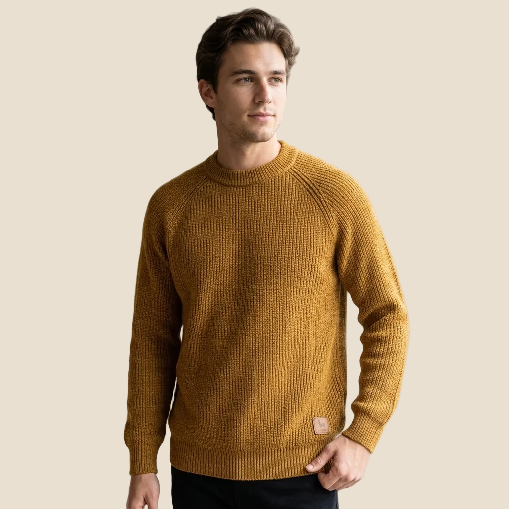 Alpaca Raglan Crew Sweater