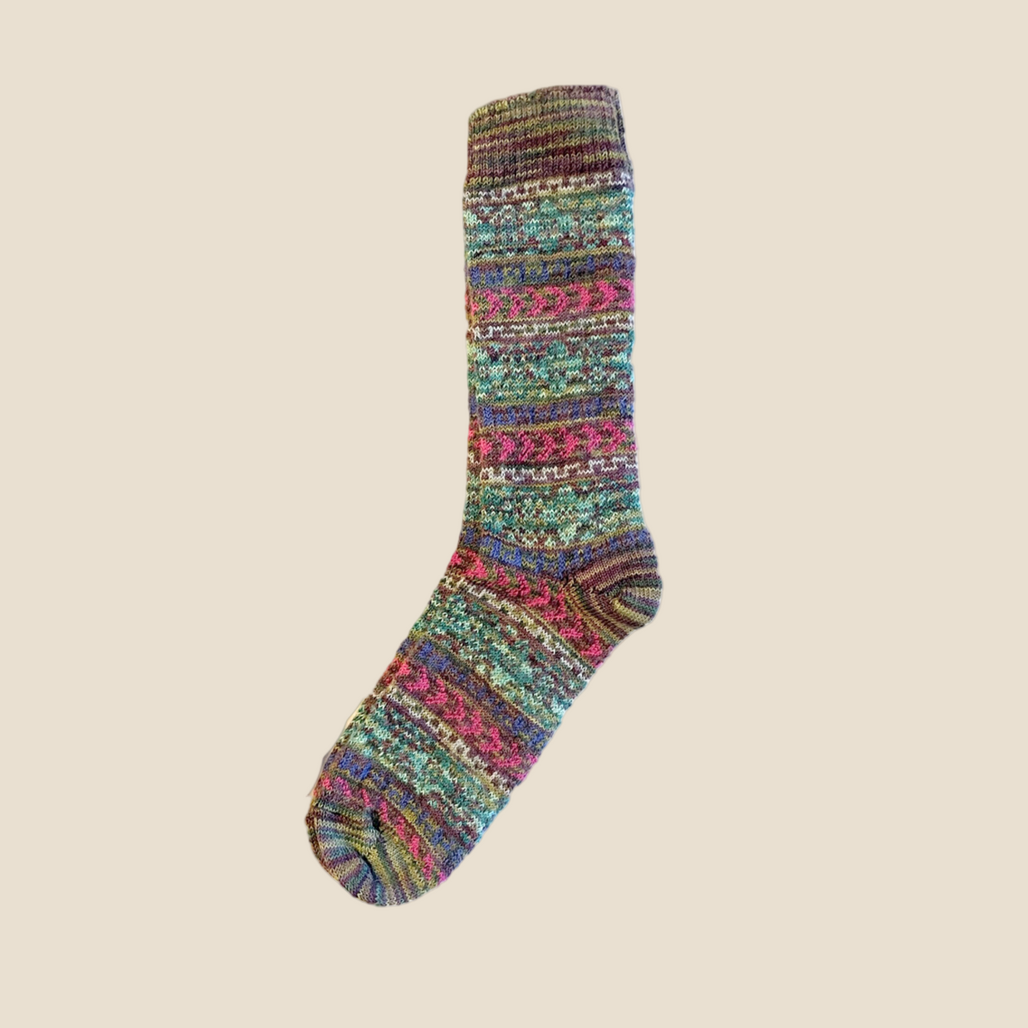 Alpaca Socks - Fair Isle Frida
