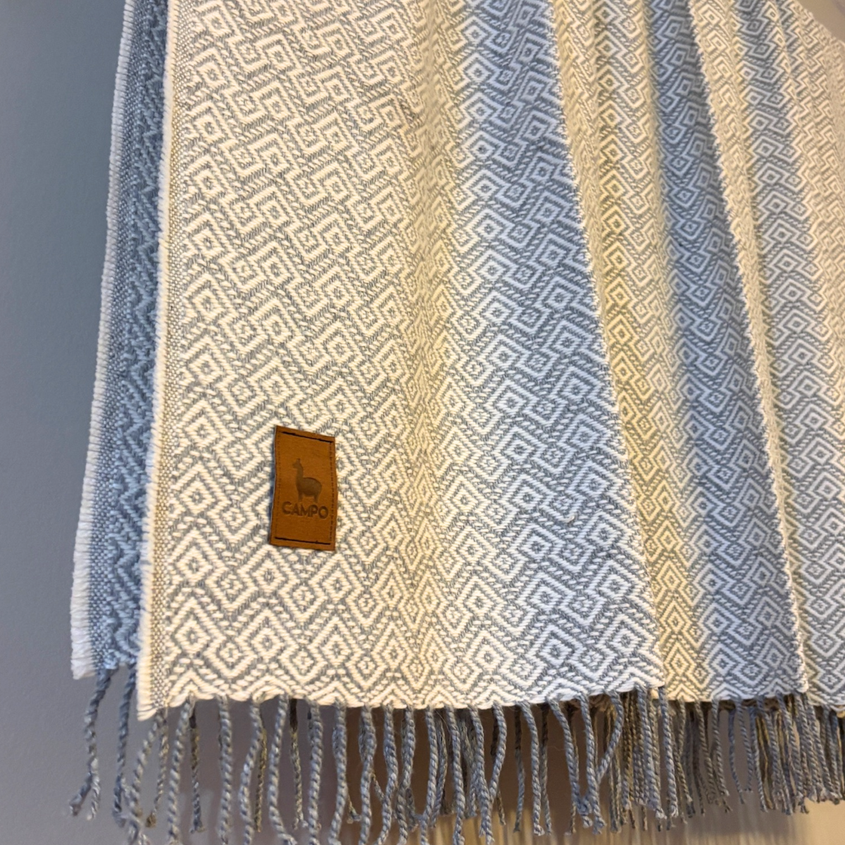 Minimalist Alpaca Woven Throw Blanket - Carlos - WS