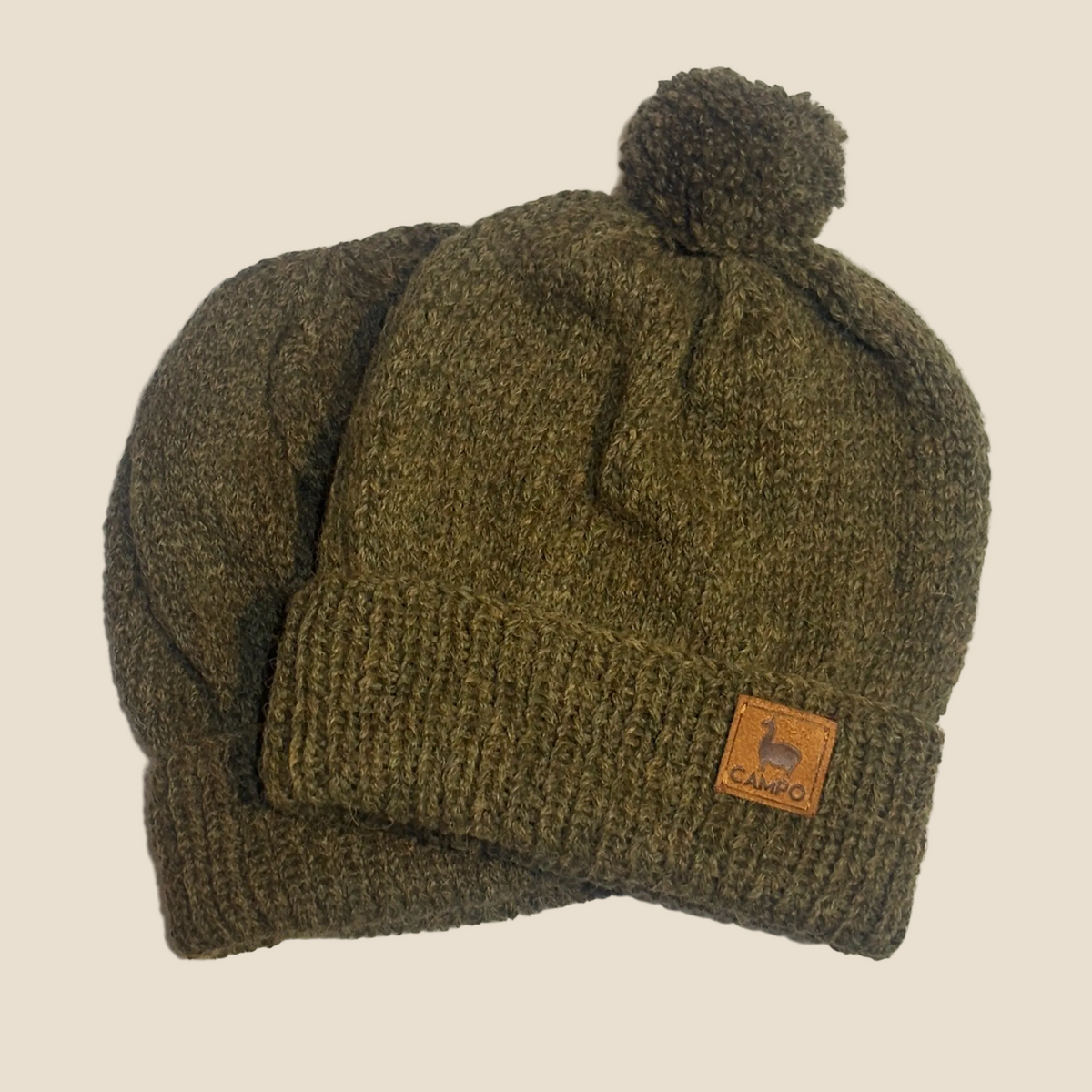 Alpaca Hand Knit Beanie - Classic Color