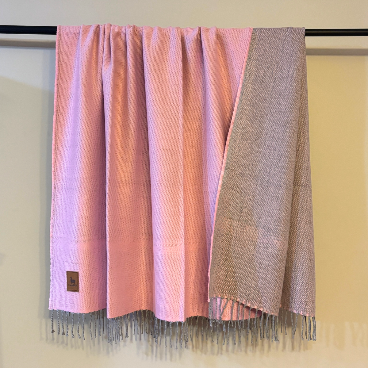 Minimalist Alpaca Woven Throw Blanket - Carlos