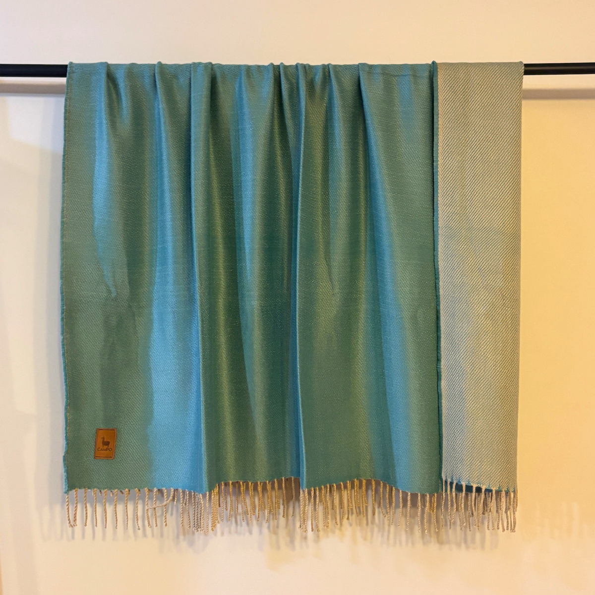 Minimalist Alpaca Woven Throw Blanket - Carlos