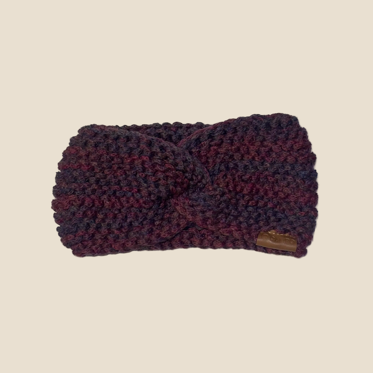 Alpaca Hand Knit Twisted Headbands Solid