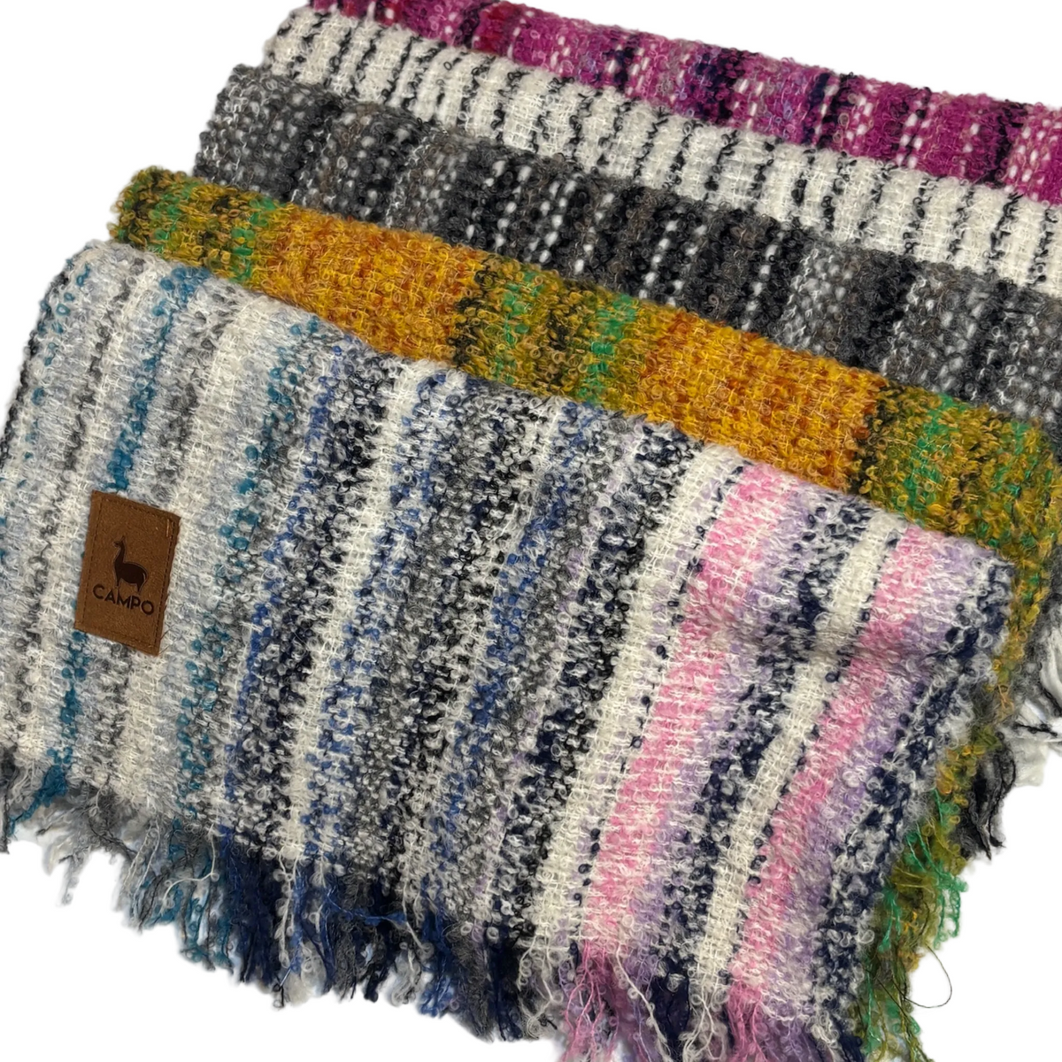 Handwoven Baby Alpaca Scarf
