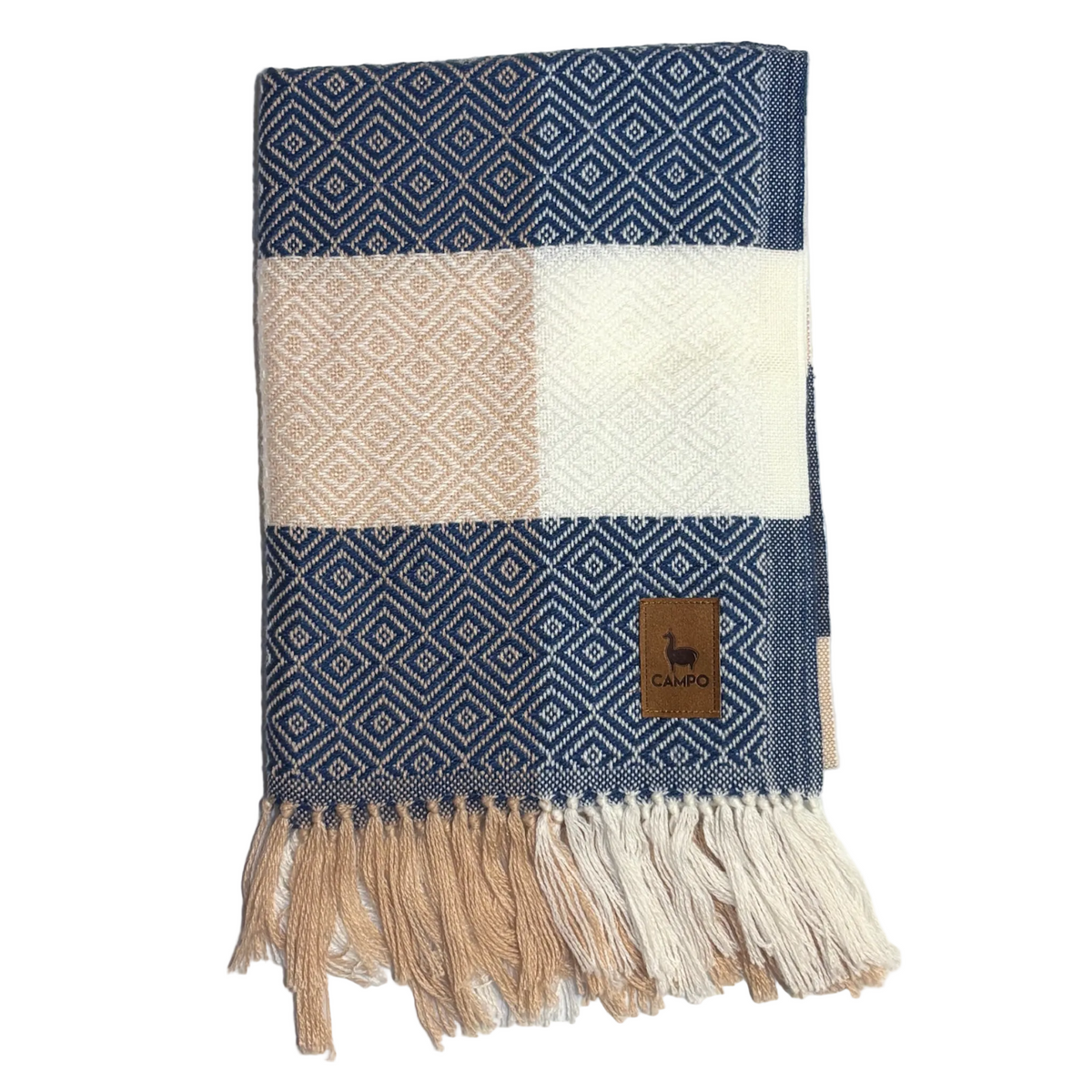 Percy Checkered Alpaca Scarf