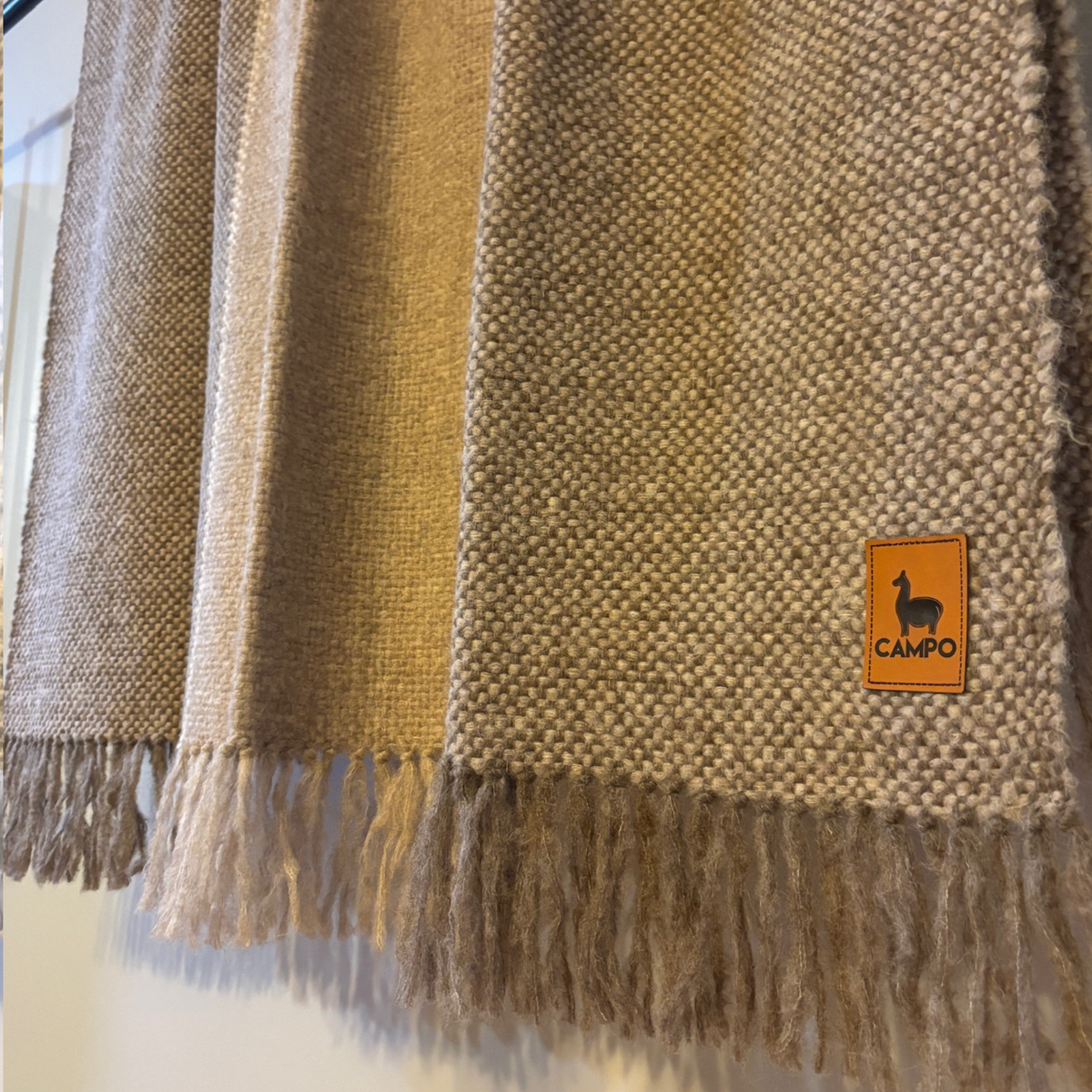 Natural Shades Blanket - 100% Baby Alpaca