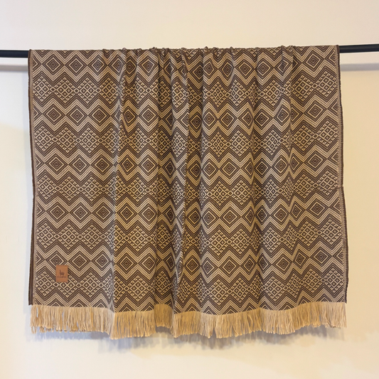 Inca Design Alpaca Throw Blanket - Carlos
