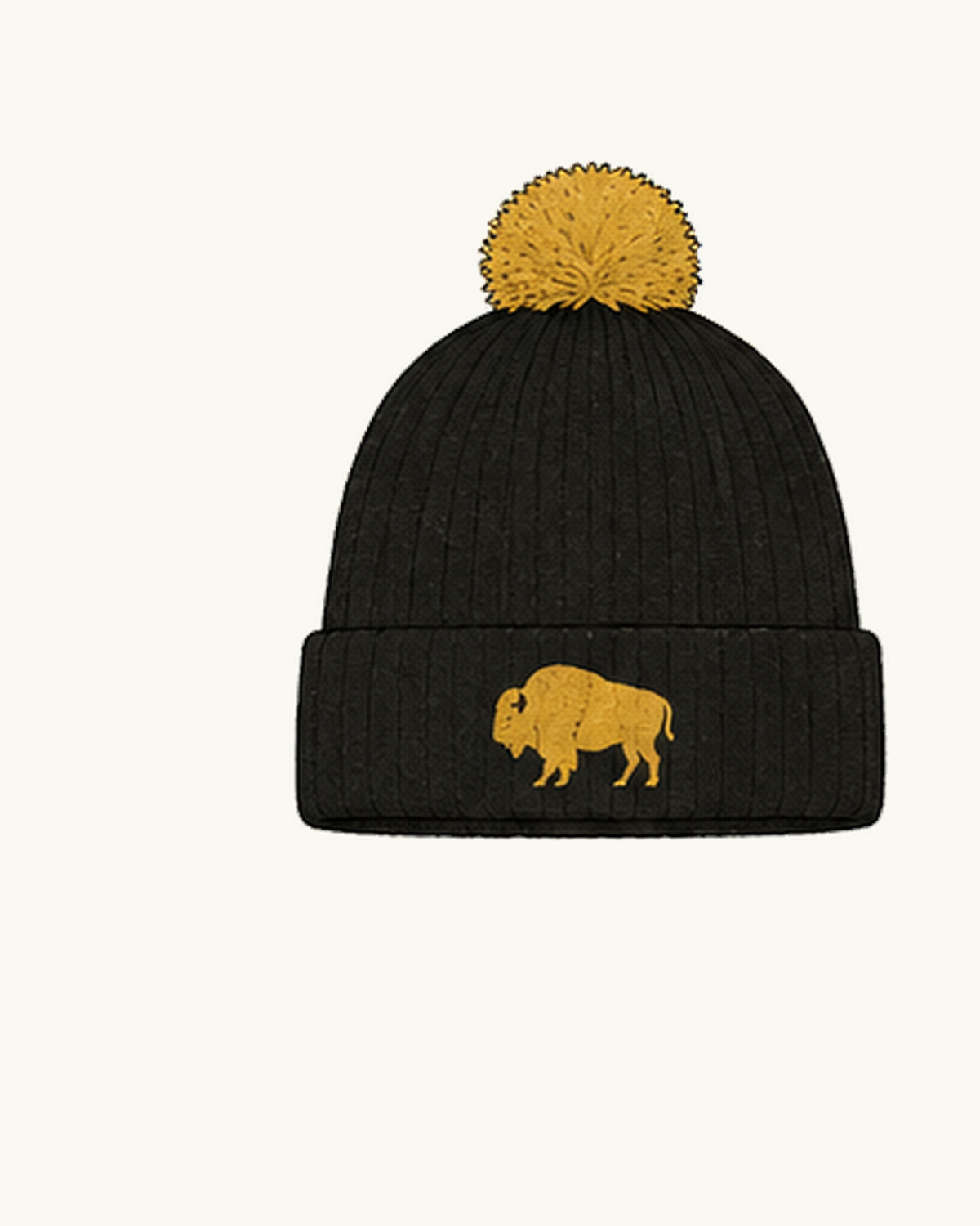 Buffalo Alpaca Beanie - Black