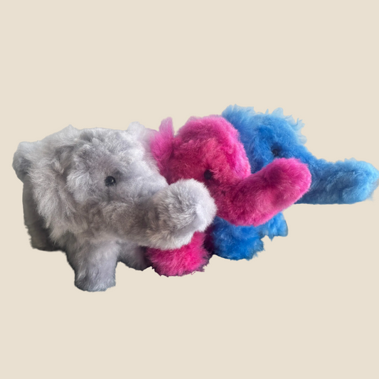 Elephant Fluffy - Made of Alpaca Fleece