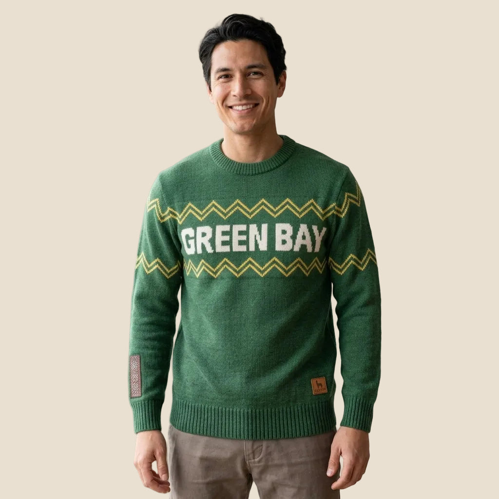 Green Bay Crew Neck Alpaca Sweater (WS)