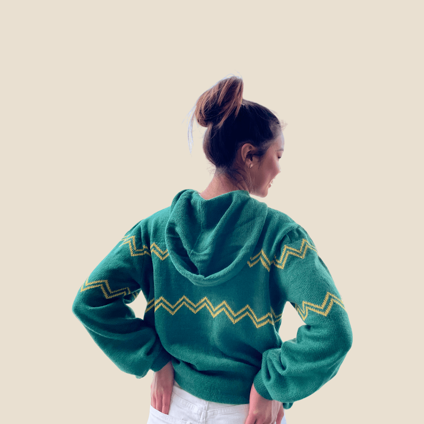 Green Bay Hoodie Alpaca Sweater