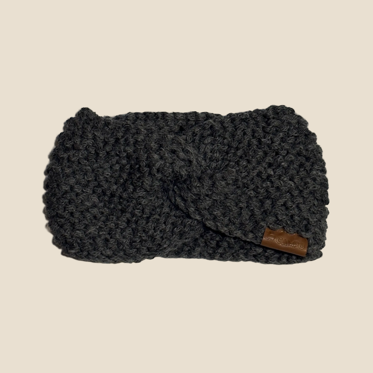 Alpaca Hand Knit Twisted Headbands Solid