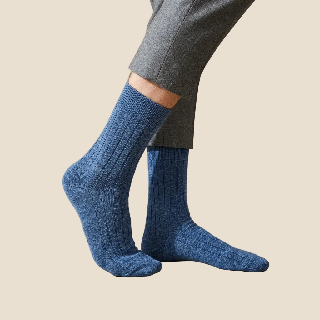 Ribbed Dress Socks