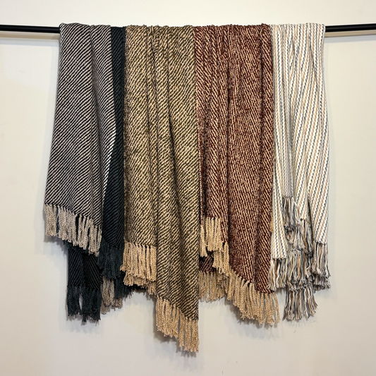 Thick Woven Alpaca Throw/Blanket
