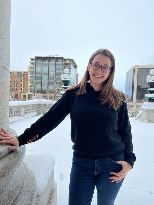 Alpaca Hoodie - Black