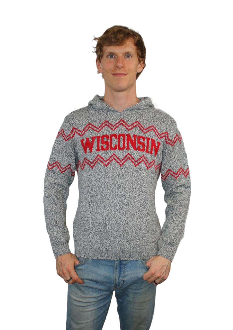 Wisconsin Alpaca Hoodie - Salt & Pepper