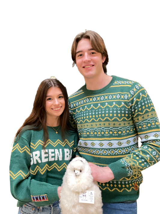 Green Bay Crew Neck Alpaca Sweater