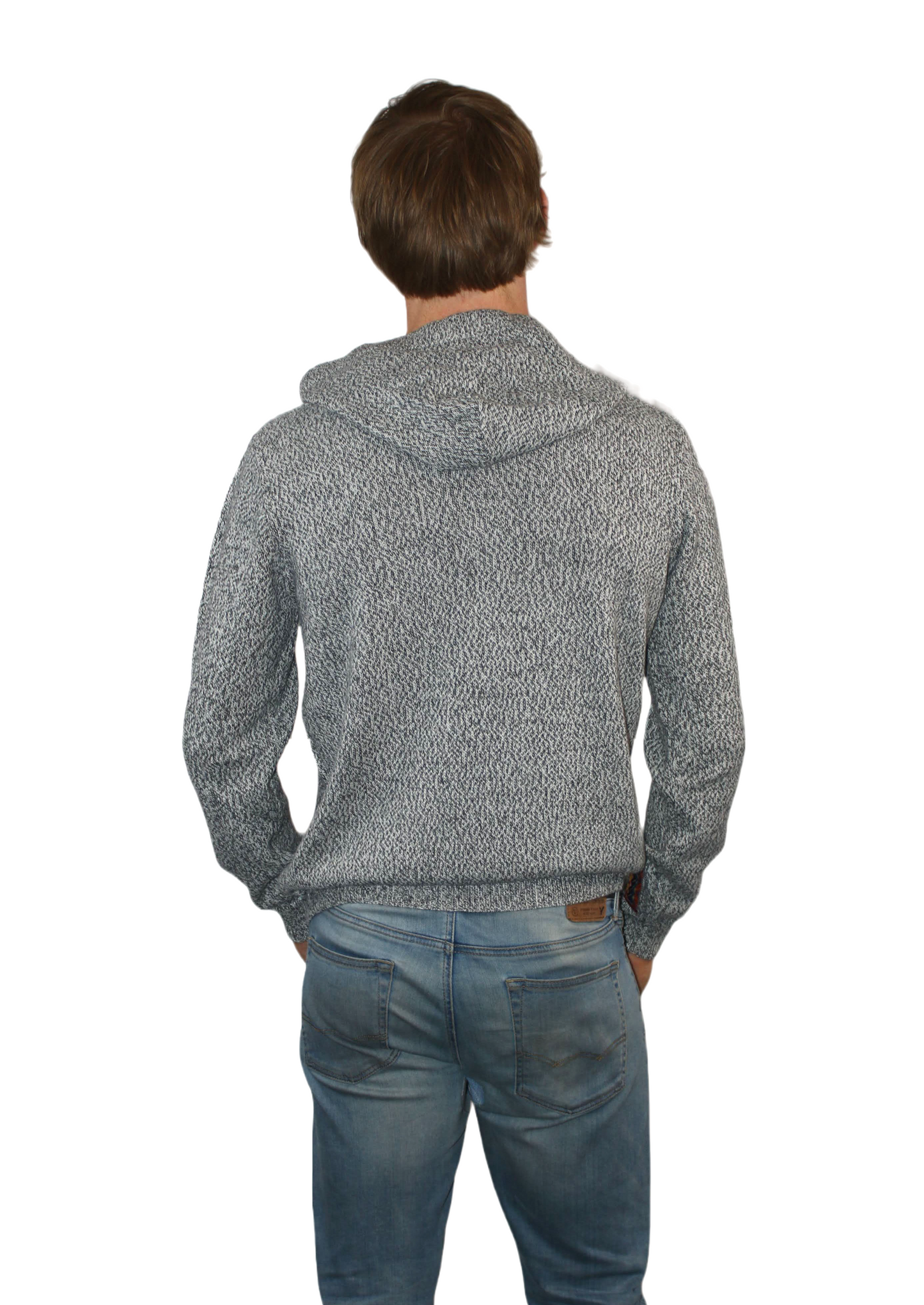 Alpaca Hoodie - Salt & Pepper