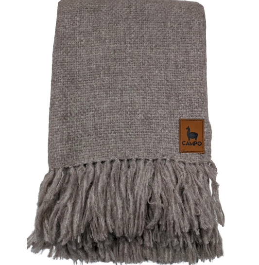 Hand Woven Market Alpaca Blanket