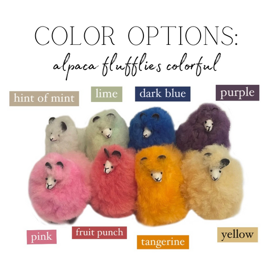 Alpaca Fluffies Colorful