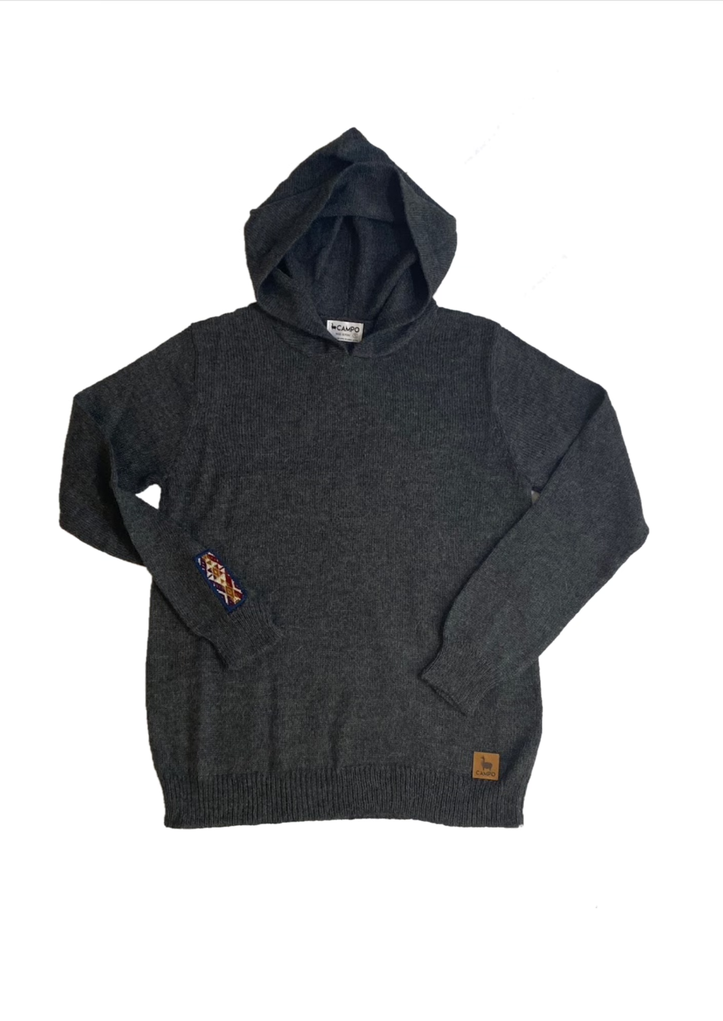 Alpaca Hoodie - Dark Gray